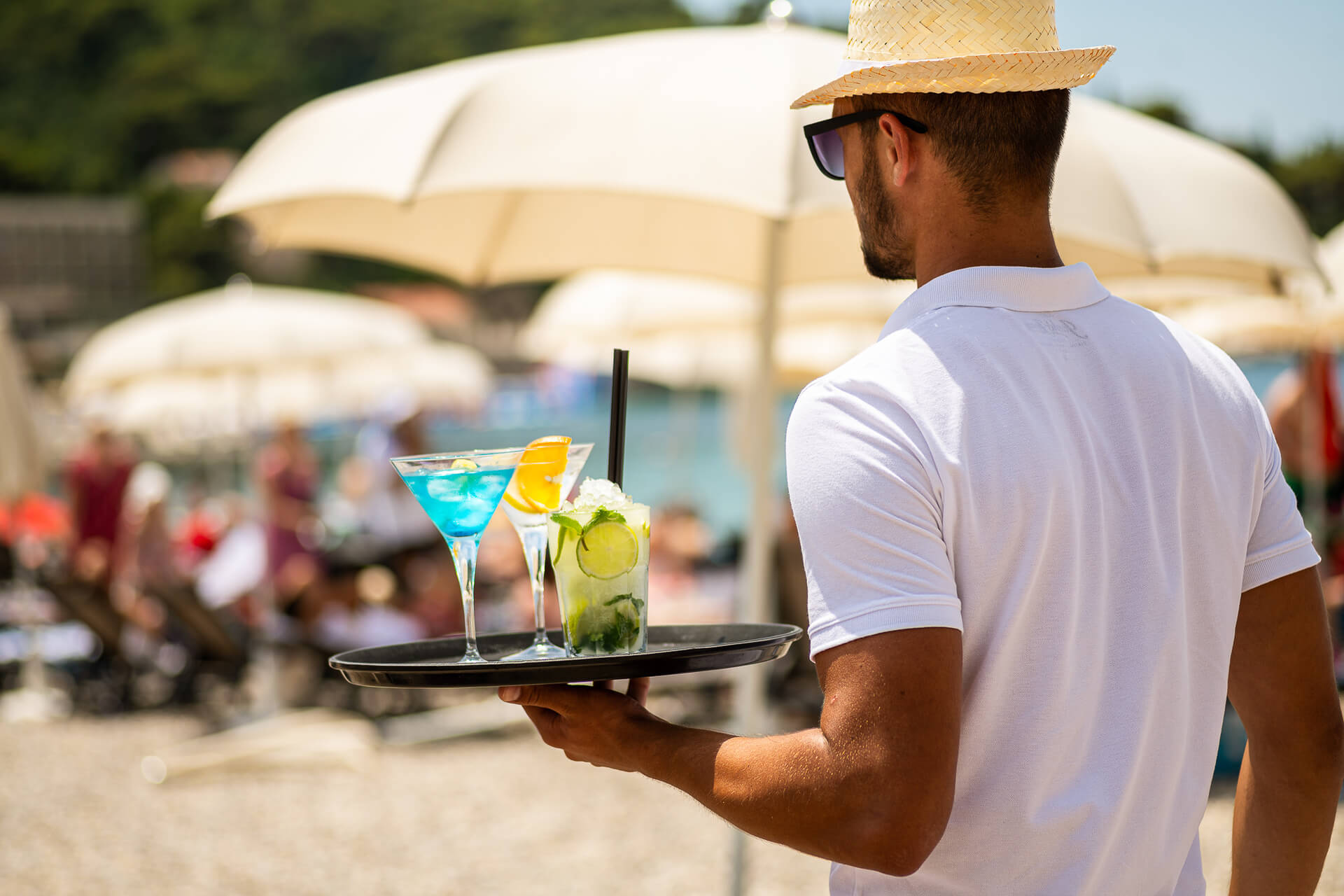 sunset beach dubrovnik cocktails